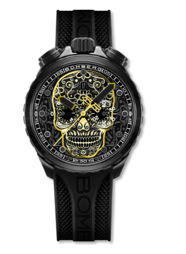 Review Bomberg Heritage Sugar Skull - SUGAR SKULL GOLDEN BS45CHPBA.060-8.12 Watch